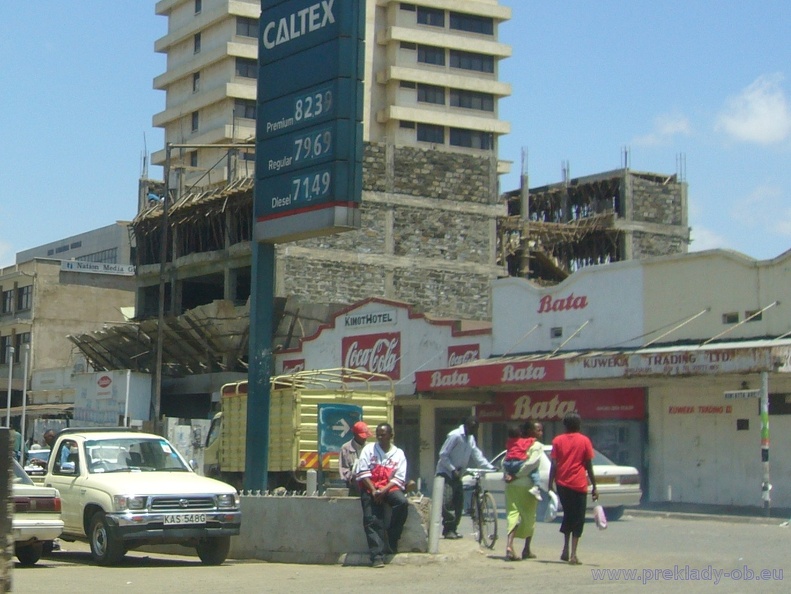 Obchod Baťa v Keňském vnitrozemí