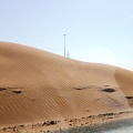 Červený písek v Ras Al-Khajma